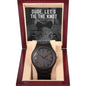 Let's Tie the Knot - Wooden Watch