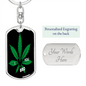 420 I Love You Bro Keychain