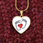 Engravable Baby Footprints & Heart, Heart