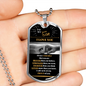 To My Son, Dog Tag
