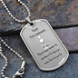 Happy First Communion, Dog tag