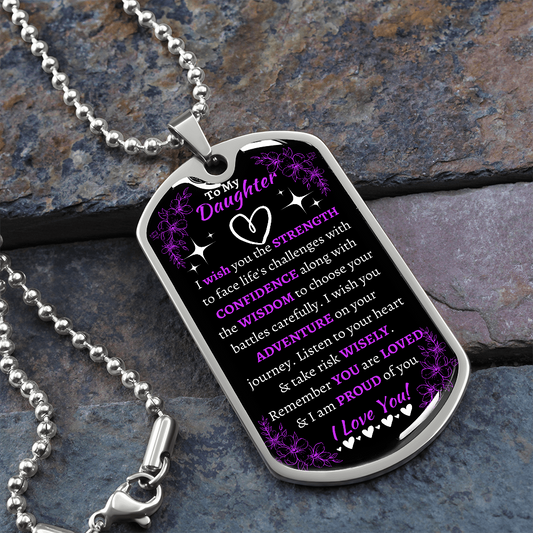To My Daughter, Dog Tag