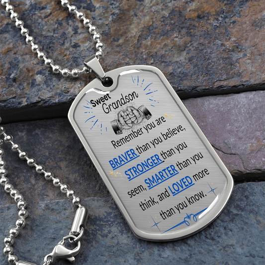Sweet Grandson, Dog tag