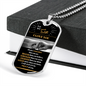To My Son, Dog Tag