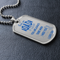 Thank You Dad For Everything, Dog Tag
