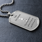 Happy First Communion, Dog tag