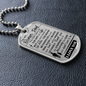 To My Bonus Dad, Dog Tag