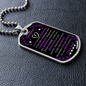 To My Daughter, Dog Tag