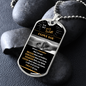To My Son, Dog Tag