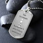 Happy First Communion, Dog tag