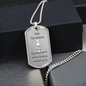 Happy First Communion, Dog tag