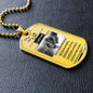 To My Son, Dog Tag