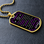 To My Daughter, Dog Tag
