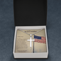 To My Brave Soldier - American FlagPole, Cross Ball Chain