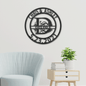 Elaborate Split Style Monogram Wall Art