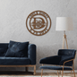 Elaborate Split Style Monogram Wall Art