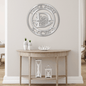 Elaborate Split Style Monogram Wall Art