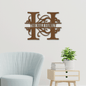 Personalized Family Name Monogram Wall Art