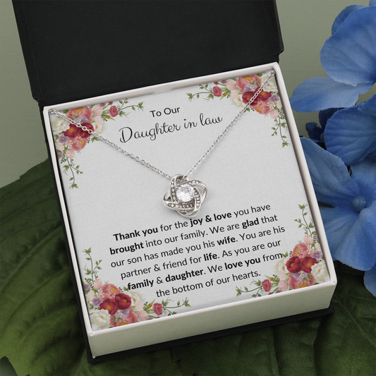 To Our Daughter in law