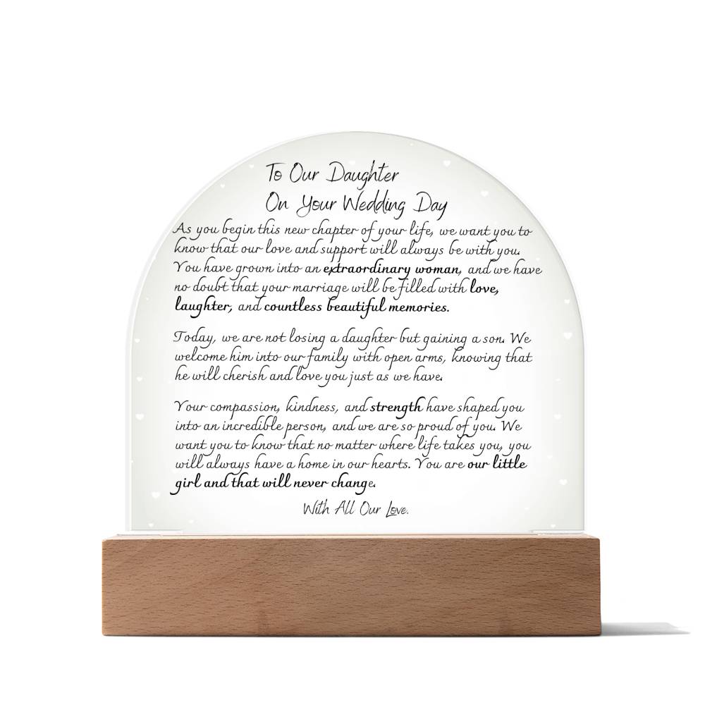 To My Daughter