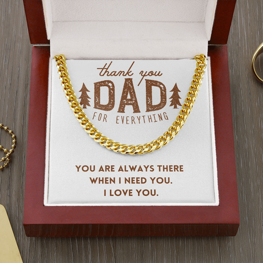 Thank You Dad For Everything